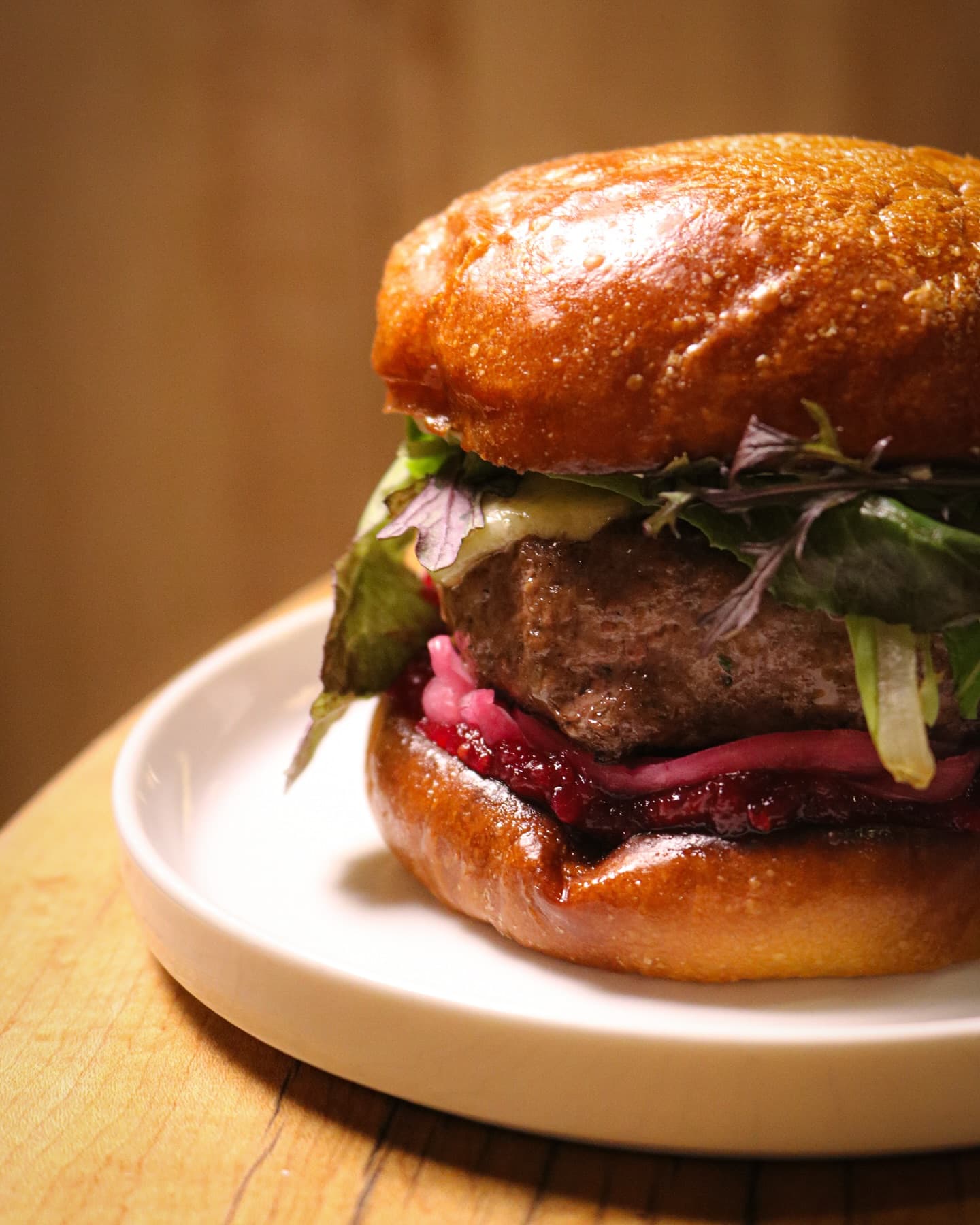 Braised Beef Stuffed Burger